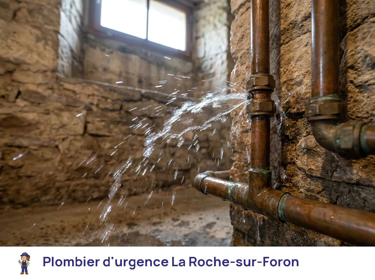 Plombier d'urgence à La Roche-sur-Foron