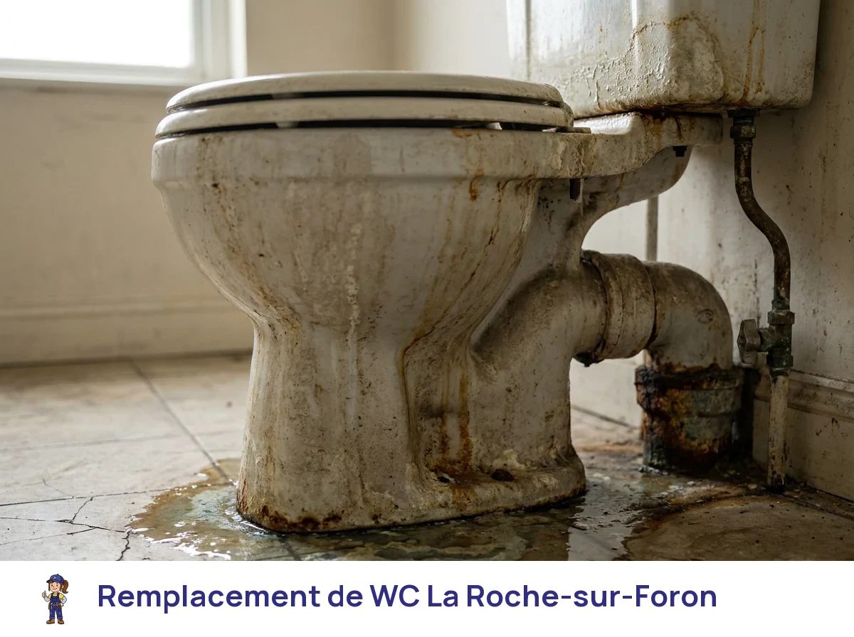Remplacement de WC à La Roche-sur-Foron
