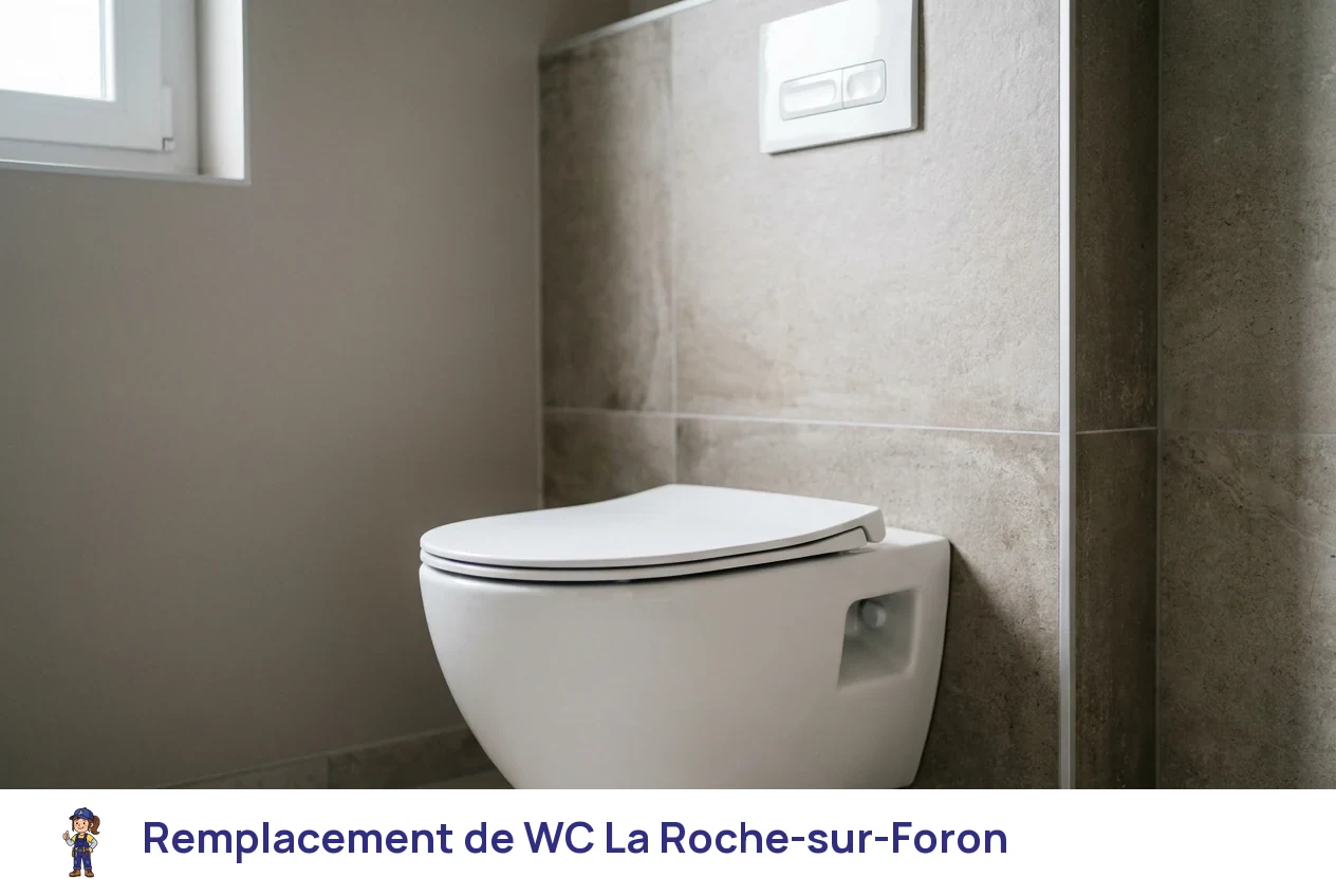 Remplacement de WC à La Roche-sur-Foron