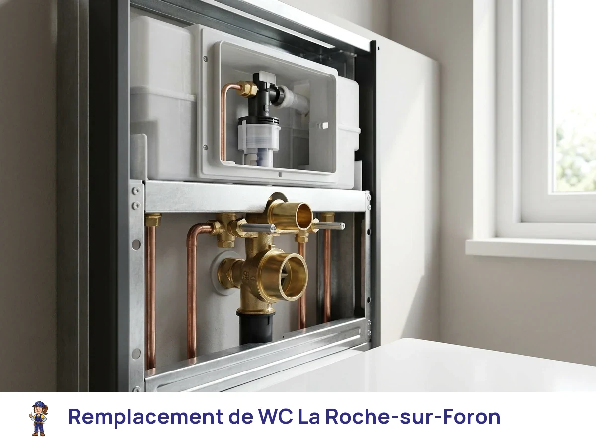 Remplacement de WC à La Roche-sur-Foron