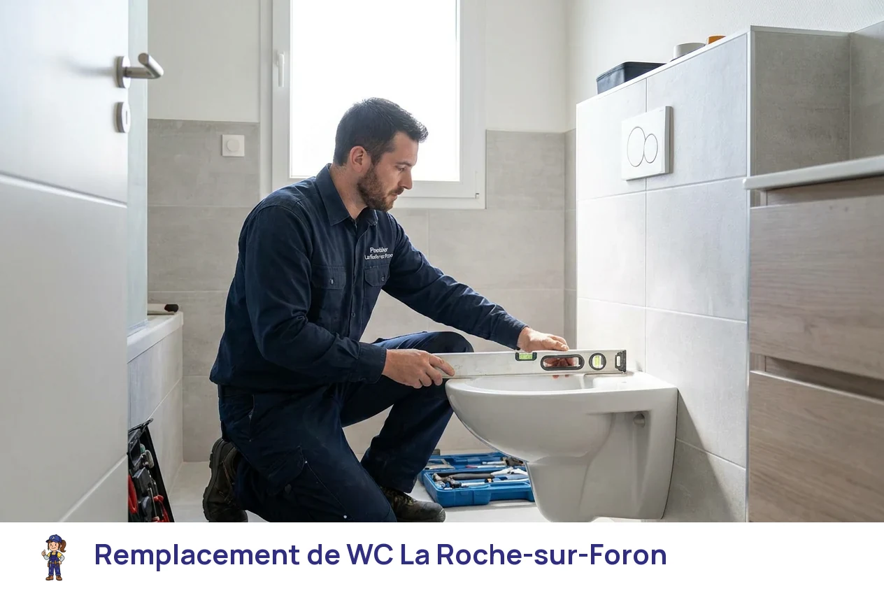 Remplacement de WC à La Roche-sur-Foron
